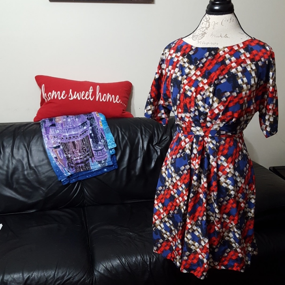 Trina Turk B-52 silk dress